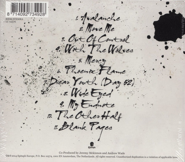 The Ghost Inside : Dear Youth (CD, Album, O-C)