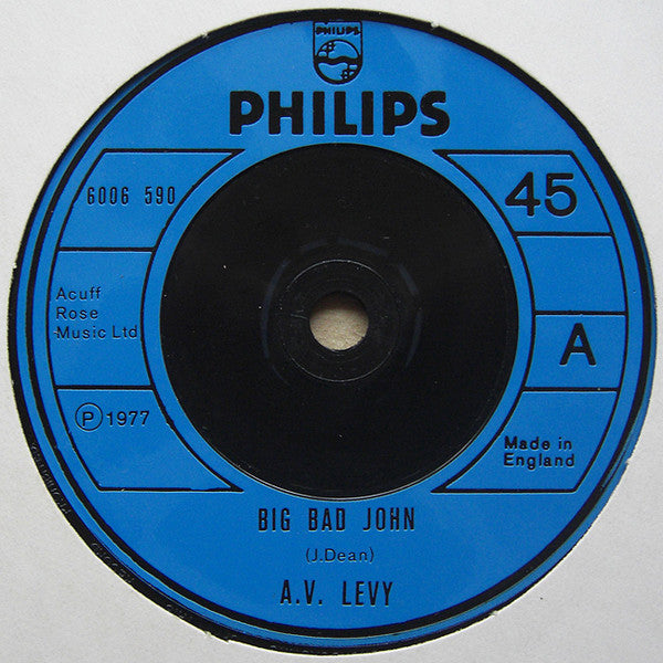 A.V. Levy - Big Bad John (7) (Very Good Plus (VG)) - DaddyPop