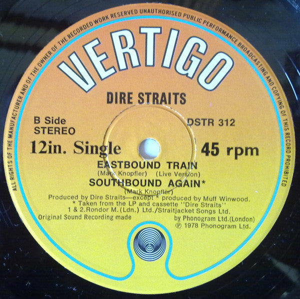 Dire Straits : Sultans Of Swing (12", Single)