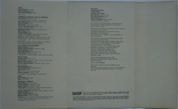 Paul Winter (2) : Common Ground (Cass, Album)