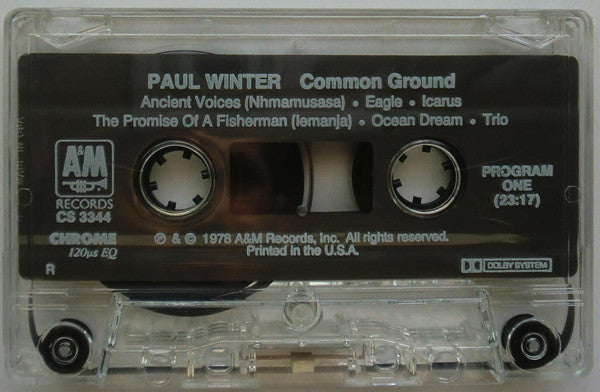 Paul Winter (2) : Common Ground (Cass, Album)