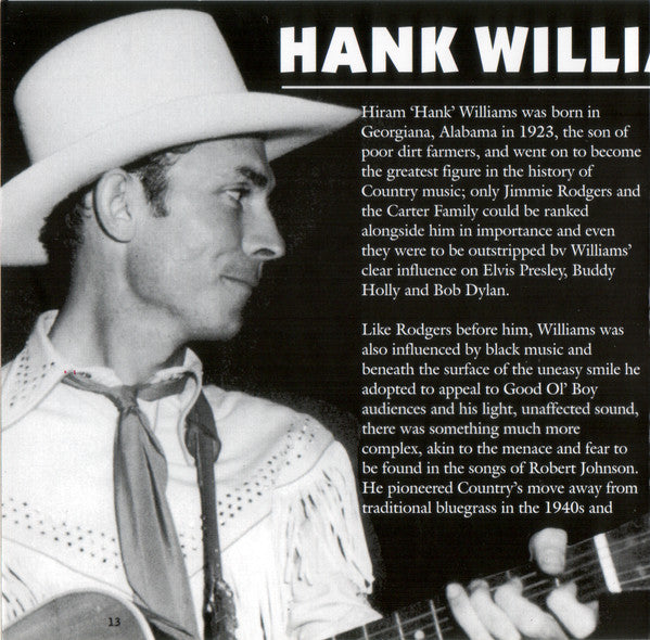 Hank Williams : Lost Highway (CD)