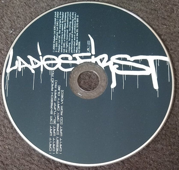 Ladies First : I Can't Wait (CD, Single, Enh)