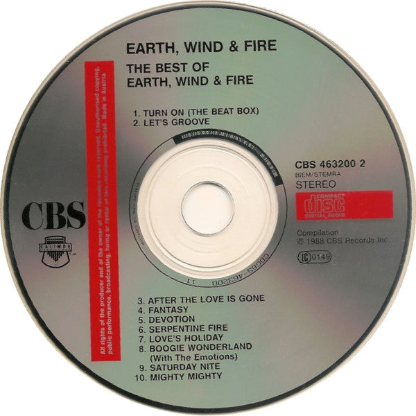 Earth, Wind & Fire : The Best Of Earth, Wind & Fire Vol. II (CD, Comp, RE)