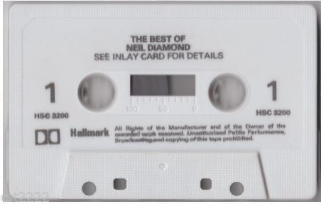Neil Diamond : The Best Of Neil Diamond (Cass, Comp)