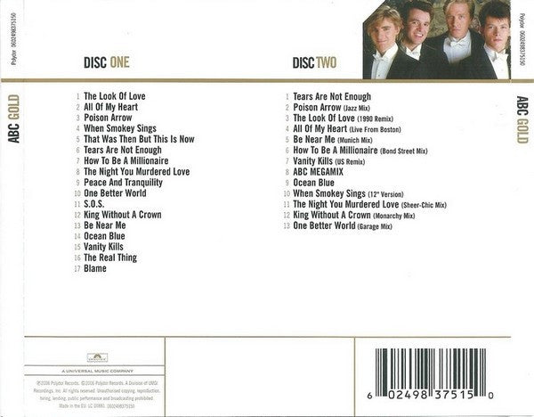 ABC : Gold (2xCD, Comp, RM)