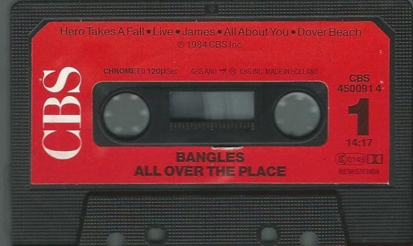 Bangles : All Over The Place (Cass, Album, RE)