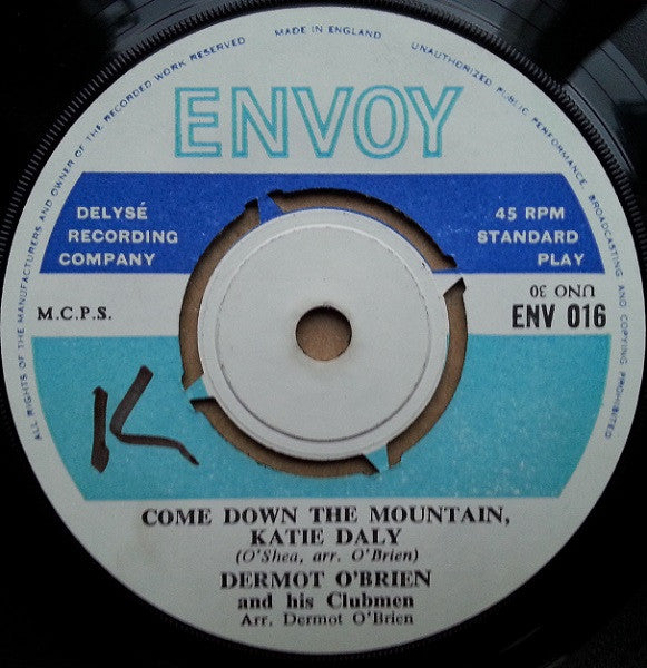 Dermot O'Brien And His Clubmen : The Merry Ploughboy (Off To Dublin In The Green) (7", 4-P)