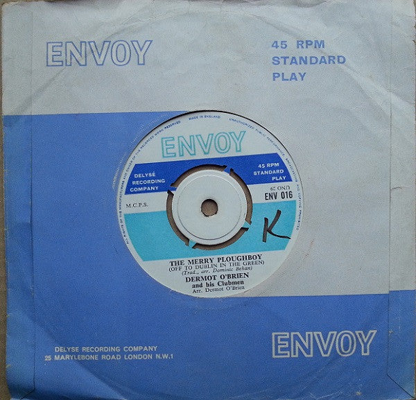 Dermot O'Brien And His Clubmen : The Merry Ploughboy (Off To Dublin In The Green) (7", 4-P)