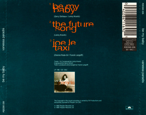 Vanessa Paradis : Be My Baby (CD, Maxi)