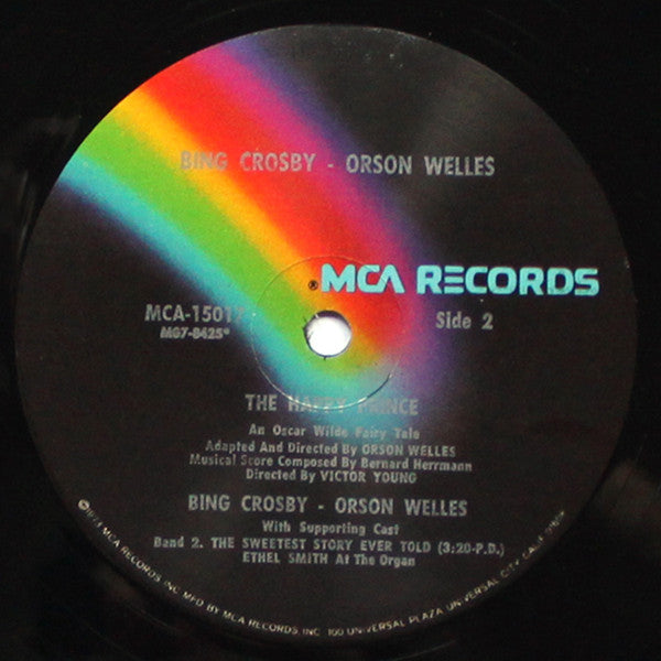 Bing Crosby, Orson Welles : Two Favorite Stories (LP, Album, RE)