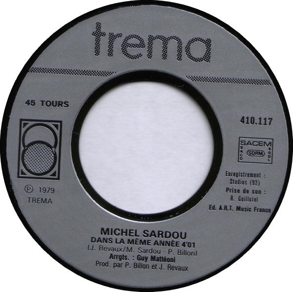 Michel Sardou : Deborah / Dans La Même Année (7", Single)