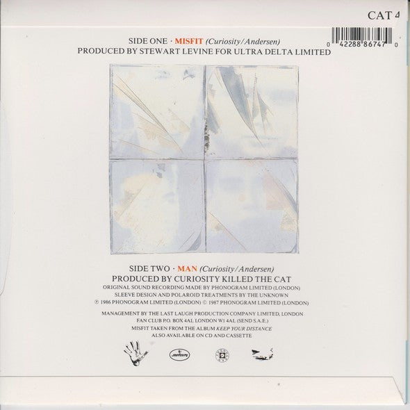 Curiosity Killed The Cat : Misfit (7", Single, RE, Pap)