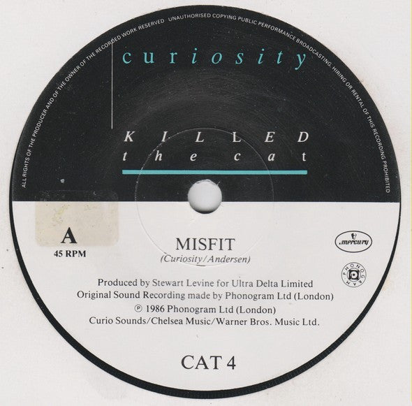 Curiosity Killed The Cat : Misfit (7", Single, RE, Pap)