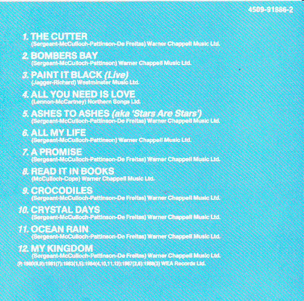 Echo & The Bunnymen : The Cutter (CD, Comp)