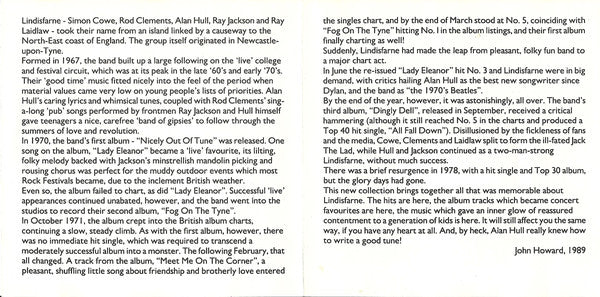 Lindisfarne : The Best Of Lindisfarne - 16 Classic Tracks (CD, Comp)