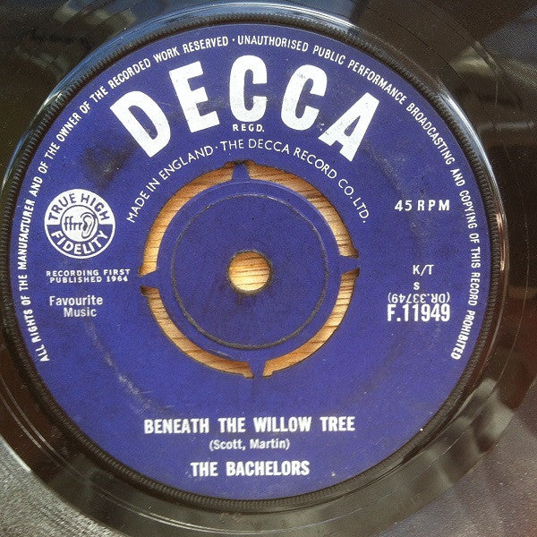 The Bachelors : I Wouldn't Trade You For The World (7", Single)