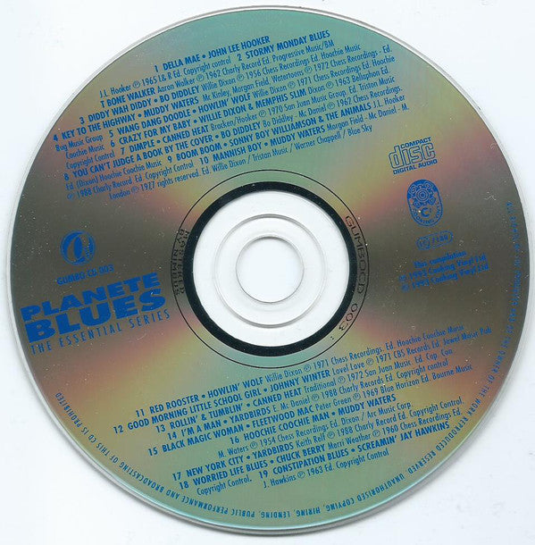 Various : Planete Blues (The Essential Series) (CD, Comp, Smplr)