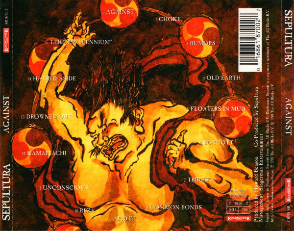 Sepultura : Against (CD, Album)