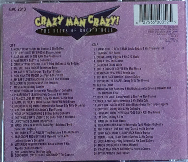 Various : Crazy Man Crazy! The Roots Of Rock 'N' Roll (2xCD, Comp)