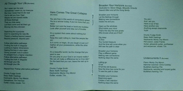 Tim Burness : Vision On (CD, Album)