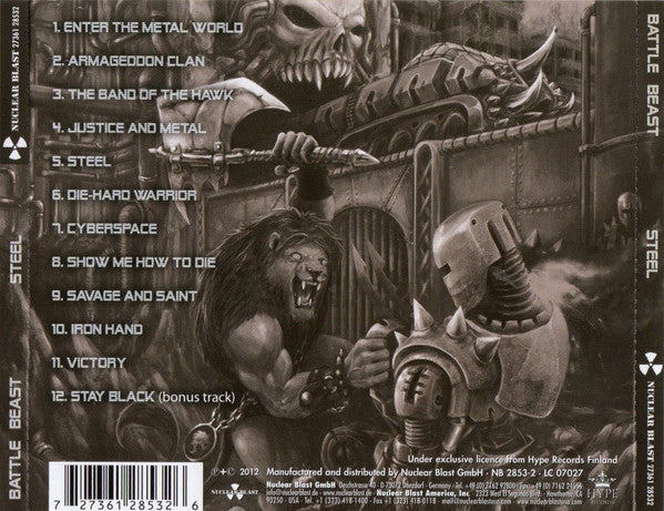 Battle Beast : Steel (CD, Album, RE)