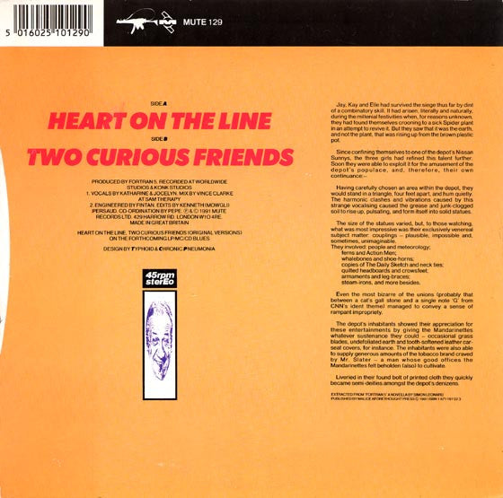 Fortran 5 : Heart On The Line (7", Single)