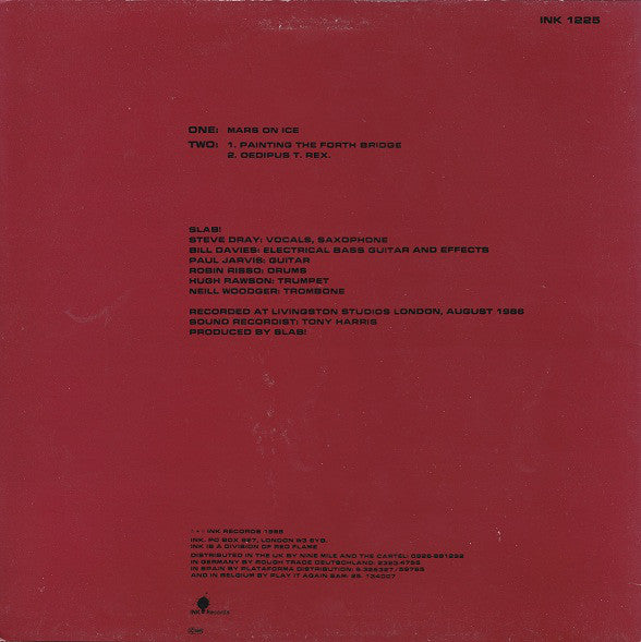 Slab! : Mars On Ice (12", Single)