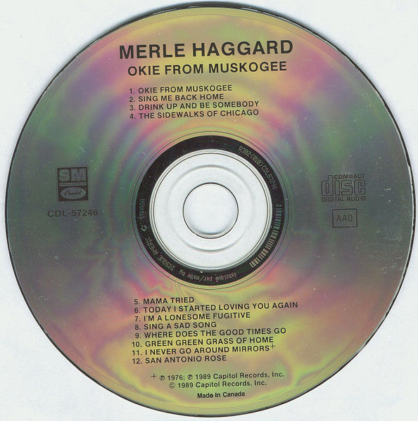 Merle Haggard : Okie From Muskogee (CD, Comp)