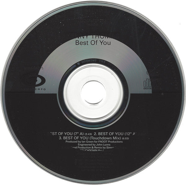 Kenny Thomas : Tender Love (CD, Single)