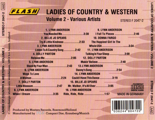 Various : Ladies Of Country & Western Vol. 2 (CD, Comp)
