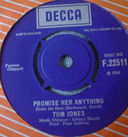 Tom Jones : Green, Green Grass Of Home (7", Single)