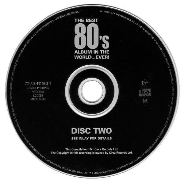 Various : The Best 80's Album In The World...Ever! (2xCD, Comp)