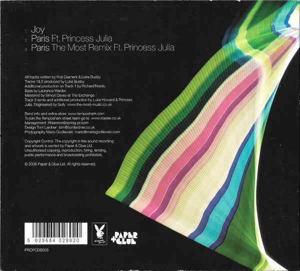 Temposhark : Joy (CD, Maxi)