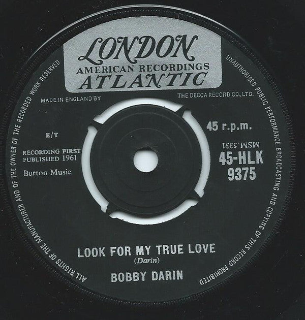 Bobby Darin : Nature Boy (7", Single)
