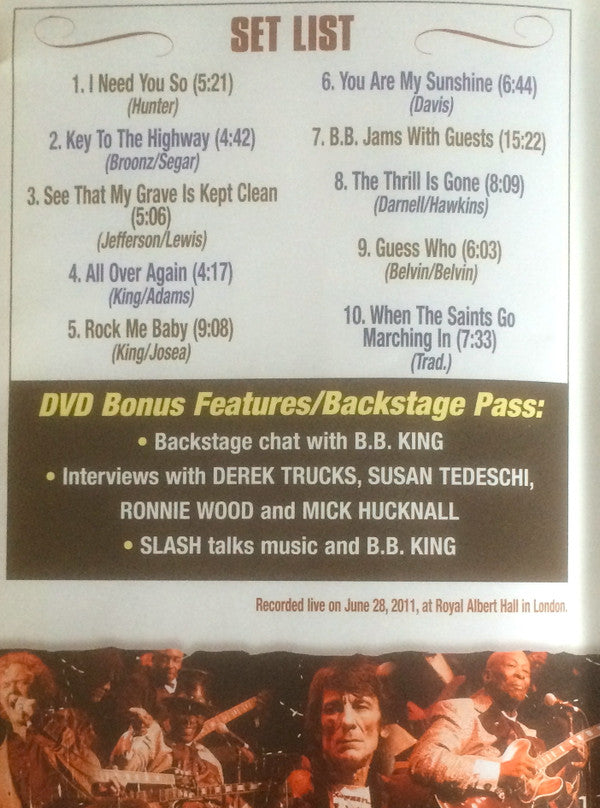 B.B. King : Live At The Royal Albert Hall 2011 (DVD-V, NTSC)