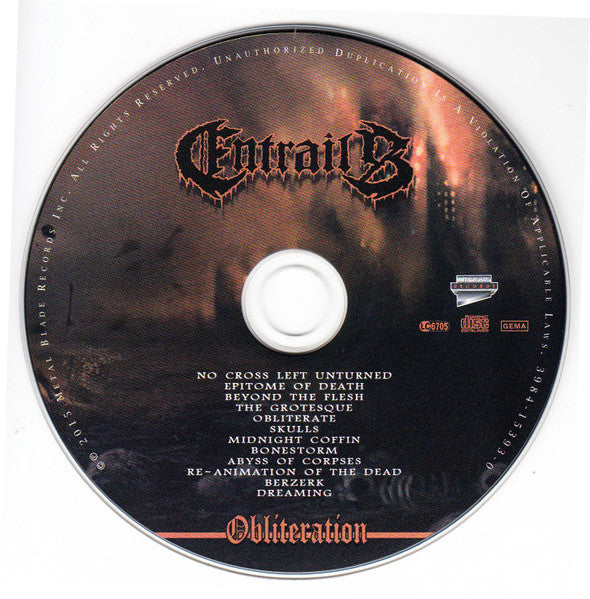 Entrails (3) : Obliteration (CD, Album, Ltd, Dig)