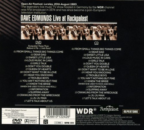 Dave Edmunds : Live At Rockpalast Loreley 1983 (DVD-V, NTSC, Dol + CD, Album)