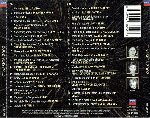 Various - Classics 2002 (2xCD) (Very Good Plus (VG)) - DaddyPop