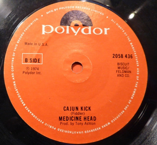 Medicine Head (2) : Slip And Slide (7", Styrene, Sol)