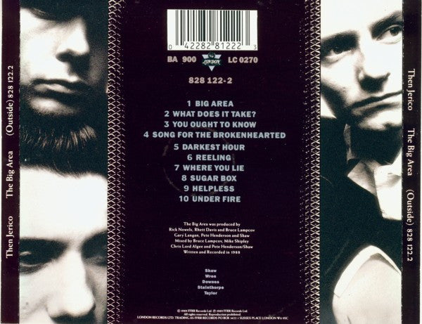 Then Jerico : The Big Area (CD, Album, RE)