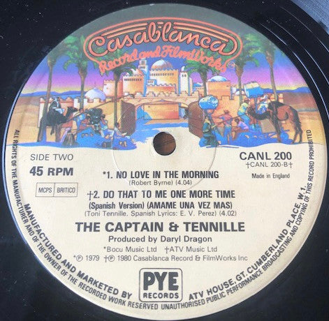 Captain And Tennille : Happy Together (12")