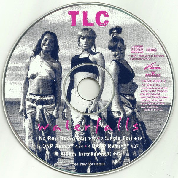 TLC : Waterfalls (CD, Single)