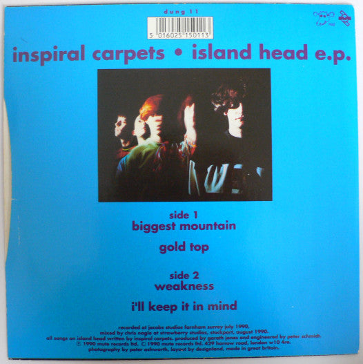 Inspiral Carpets : Island Head E.P. (7", Promo)