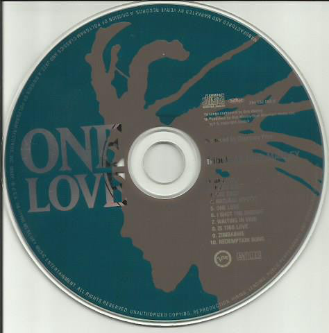 Various : One Love - Tribute To Bob Marley (CD, Comp)