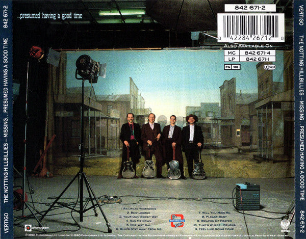 The Notting Hillbillies : Missing... Presumed Having A Good Time (CD, Album, RE, EDC)