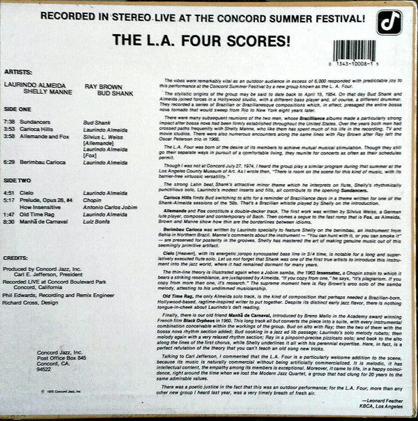 LA4 : The L.A. Four Scores! (LP, Album, RE)