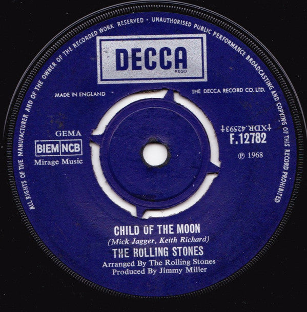 The Rolling Stones : Jumpin' Jack Flash (7", Single)