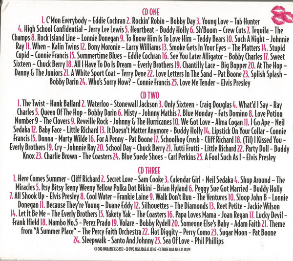 Various : Sweethearts & Stolen Kisses Love Me Tender (3xCD, Comp)