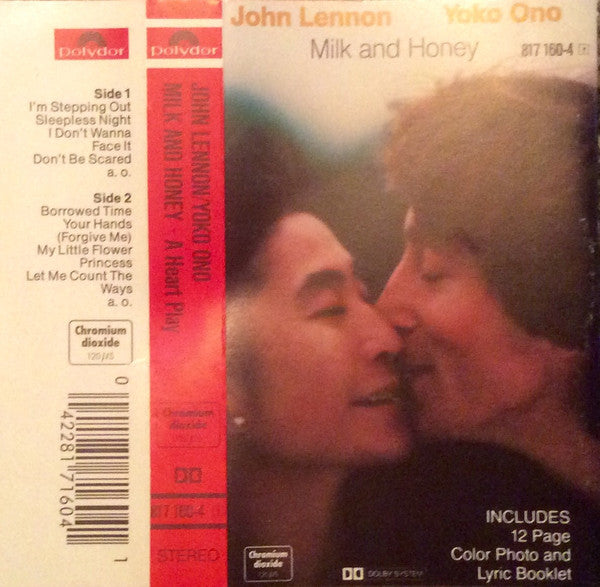 John Lennon & Yoko Ono - Milk And Honey (Cassette) (Very Good Plus (VG)) - DaddyPop